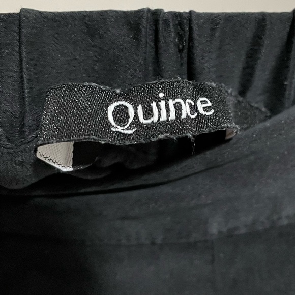 Quince 100% Washable Silk Pajama Pants Black Size Small - Picture 8 of 13